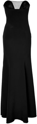 Emilio Pucci Black Silk Bustier Gown
