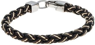 Tateossian Saville Row Leather Bracelet (For Men)