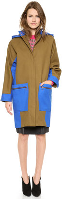 Cédric Charlier Cotton Utility Coat