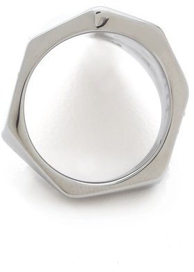Rebecca Minkoff Faceted Metal Ring