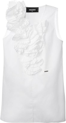 DSQUARED2 ruffled top