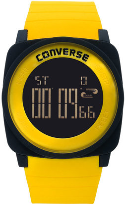 Converse Watch, Unisex Digital Full Court Yellow Silicone Strap 45mm VR034-905