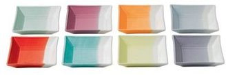 Royal Doulton Set of eight '1815' coloured square trays