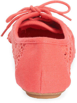 Aeropostale Crocheted Oxford Shoe