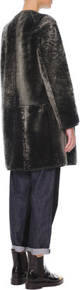 Marni Reversible Shearling Fur/Leather Coat
