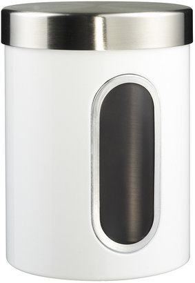 Wesco Kitchen Storage Canister with Window - White