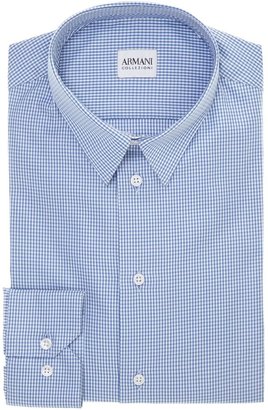 Armani Collezioni Men's Check regular fit shirt