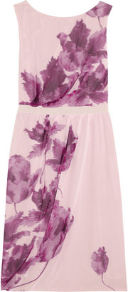 Giambattista Valli Floral-print silk-chiffon dress