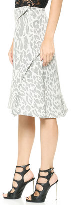 Jay Ahr Leopard Skirt