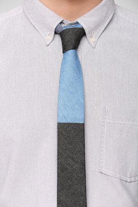 Urban Outfitters Astoria Colorblock Chambray Tie