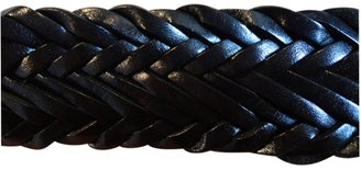 Abaco Black Leather Belt