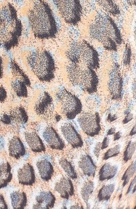 Nordstrom Bardot 'Tusk' Animal Print Stretch Cotton Sheath Exclusive)