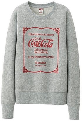 Uniqlo WOMEN Coca-Cola Sweat Long Sleeve Pullover