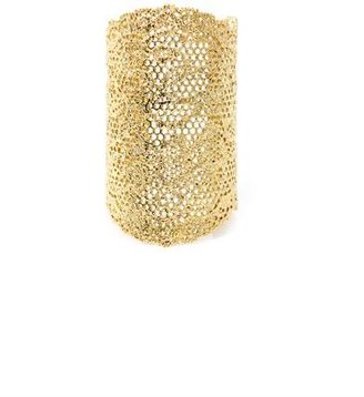 Aurélie Bidermann Gold-plated vintage lace cuff
