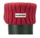 Hunter Women's Chunky Rib Boot Socks - Bright Coral