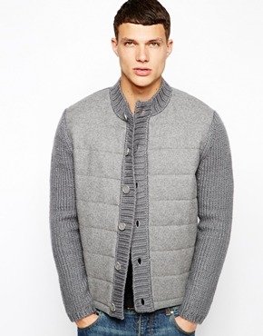 DKNY Button Through Jacket - Grey