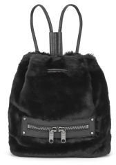 Milly Skylar Fur Collection Backpack - Black