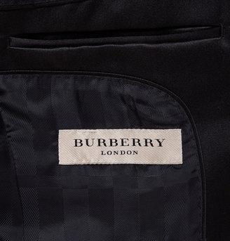 Burberry Slim-Fit Velvet Blazer
