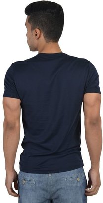 D&G 1024 Dolce & Gabbana D&G Navy Crewneck Short Sleeves Basic Stretch T-Shirt Size XS S