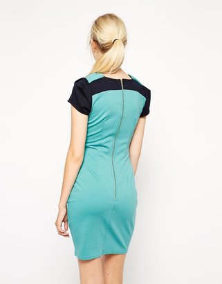 Closet Bodycon Dress with Cut-Out
