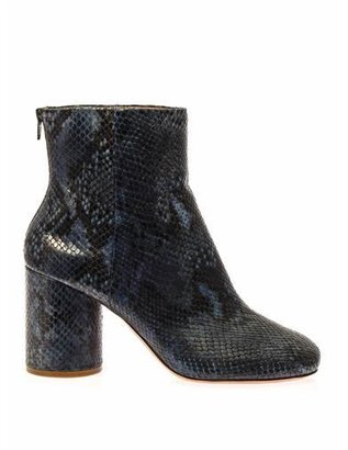 Maison Martin Margiela 7812 MAISON MARTIN MARGIELA Tabi snakeskin ankle boots