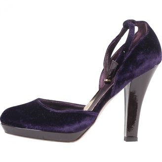 Azzaro Purple Velvet Heels