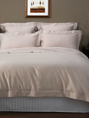 Christy Brompton double duvet cover in pale linen