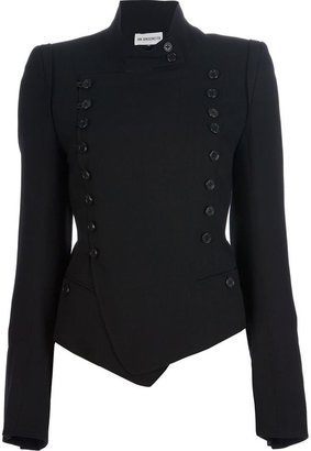 Ann Demeulemeester fitted military jacket