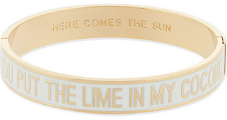 Kate Spade 'You put the lime in my coconut' bangle