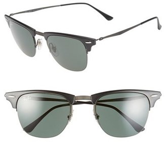 Ray-Ban Men's 'Tech Liteforce - Clubmaster' 51Mm Sunglasses - Black/ Green