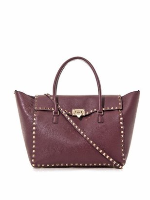 Valentino Rockstud large double handle tote