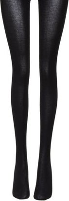 Wolford Cotton Velvet Tights-Colorless