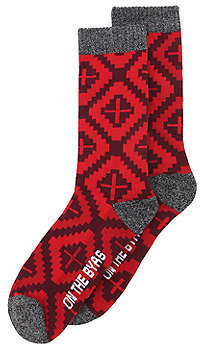 Mountain View On The Byas Crew Socks