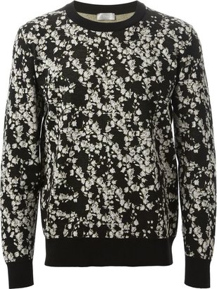 Christian Dior lilies jacquard sweater