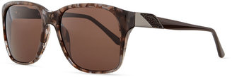 Givenchy Square Sunglasses with Embellished Sides, Honey