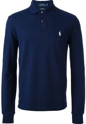 Polo Ralph Lauren longsleeved slim fit polo shirt