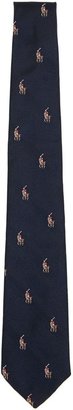 Polo Ralph Lauren Boys all over pony print silk tie