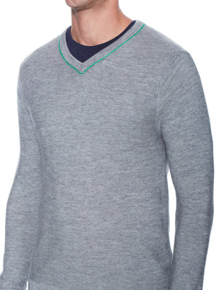 Relwen Link Stich V-Neck Sweater
