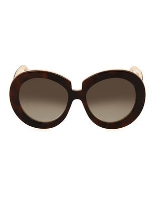 Valentino Oversized round-framed sunglasses