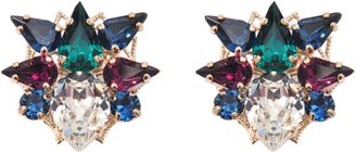 Anton Heunis Heart Crystal Cluster earrings