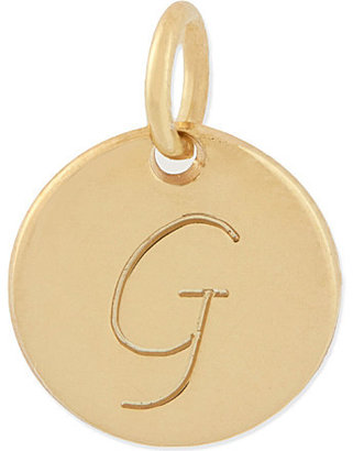Anna Lou Gold plated small g disk charm