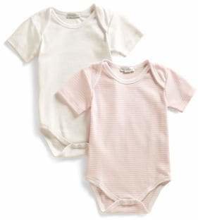 Kissy Kissy Infant's Stripe & Solid Bodysuit Two-Pack