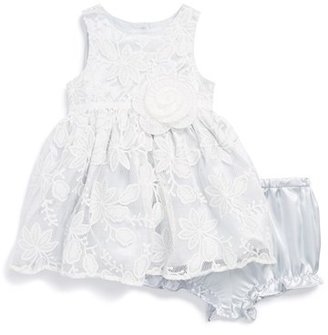 Laura Ashley Pippa & Julie Floral Embroidered Dress & Bloomers (Baby Girls)