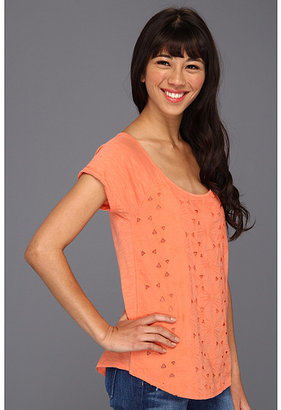 Lucky Brand Amazon Lily Cut Out S/S Tee