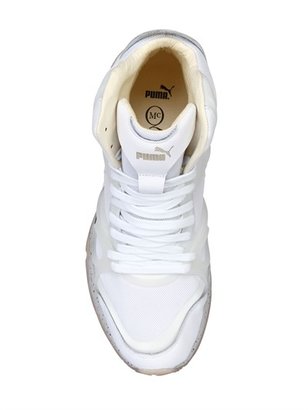 McQ Leather & Mesh Basketball Sneakers