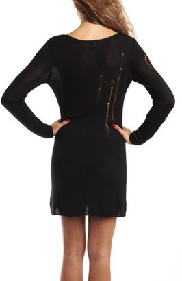 McQ Black Sweater Dress