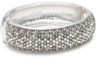 Judith Leiber Jewelry Pave Crystal Magnetic Closure Bangle Bracelet