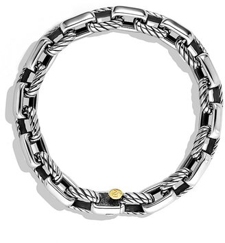 David Yurman Empire Link Bracelet with Gold