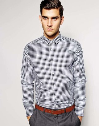 ASOS Smart Shirt In Long Sleeves In Double Gingham