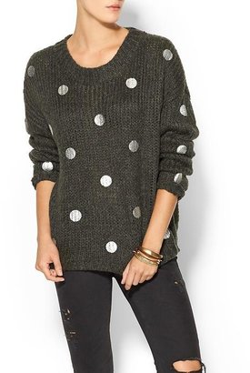 JOA Sweater in Foil Spot Print